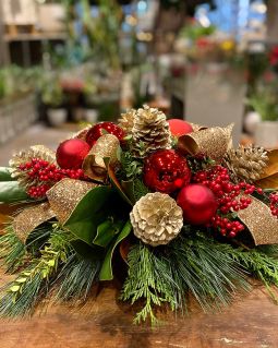 Red and Gold Centrepiece